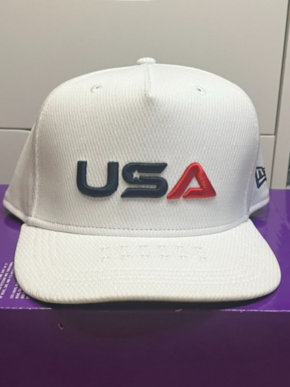 USA Ryder Cup 2025 New Era 59Fifty Fitted A-Frame Golf Cap Hat Size 7 5/8 New